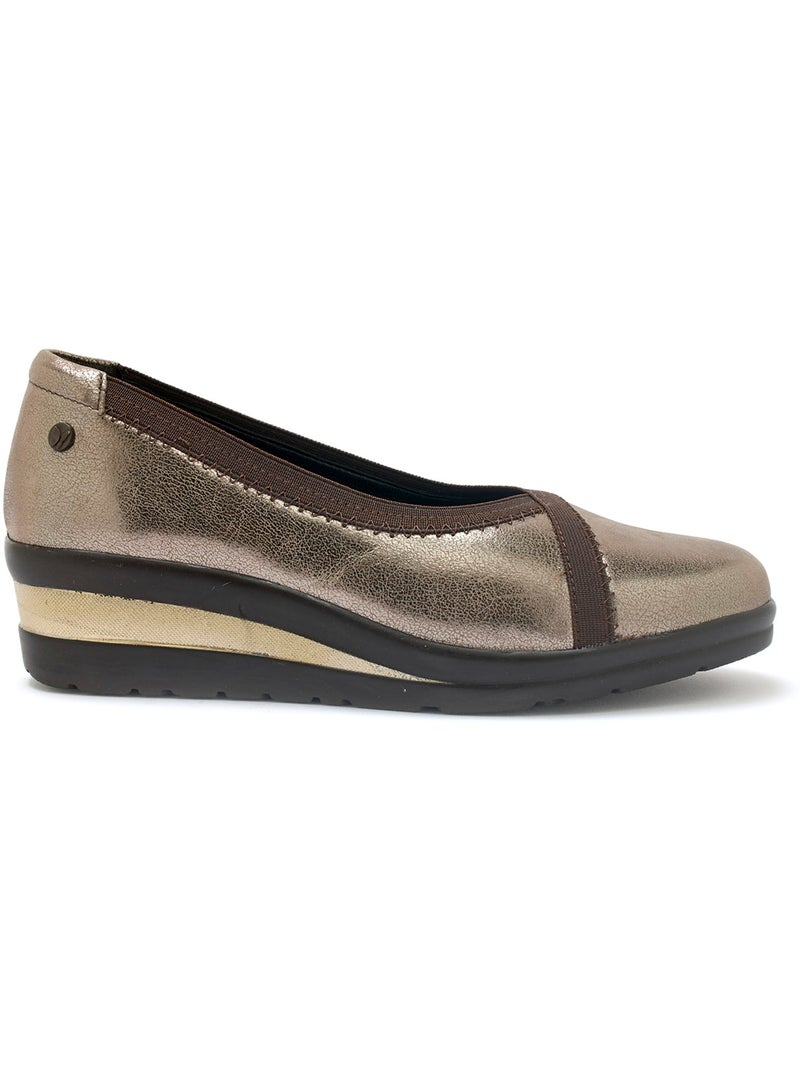 Ballerines semelle amovible - PEDICONFORT Doré - Kiabi