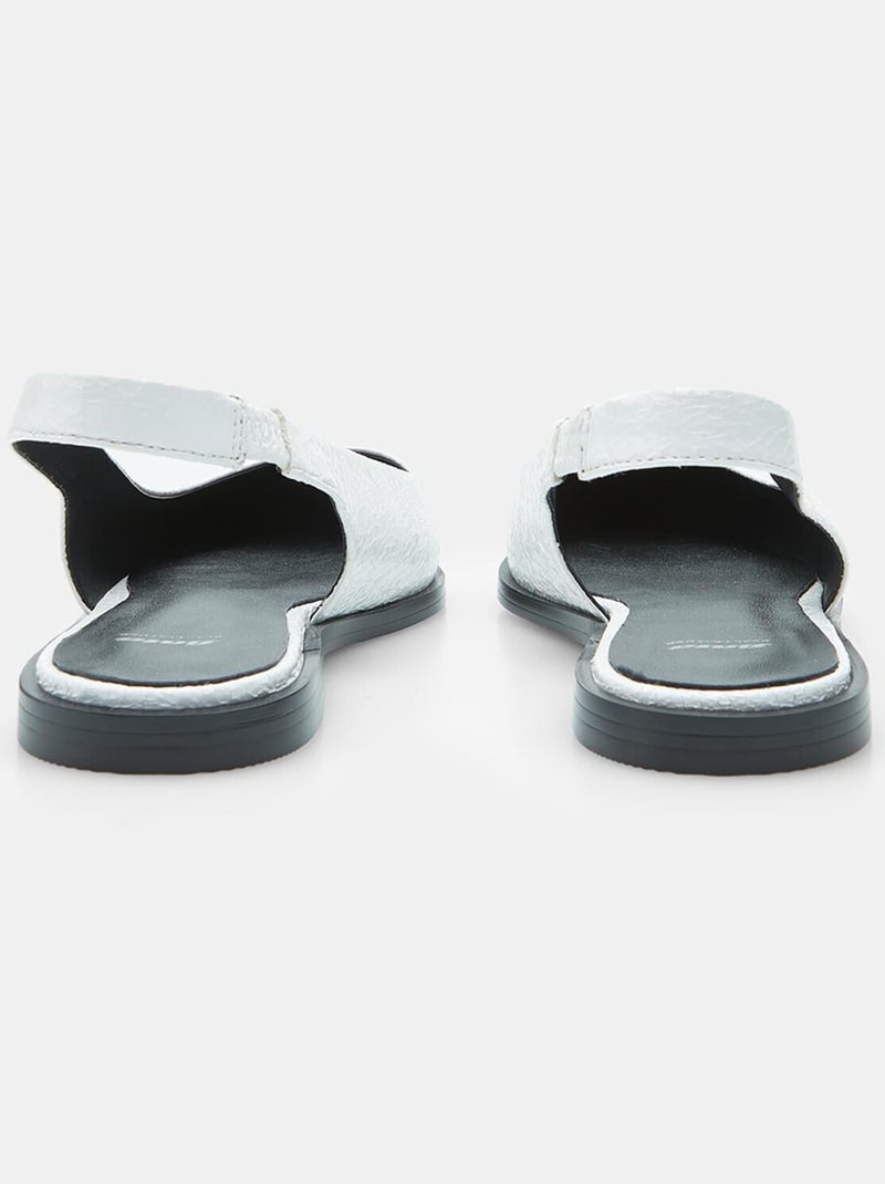 Ballerines slingback confortables  BATA Blanc - Kiabi