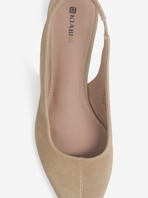Ballerines slings unies - Kiabi