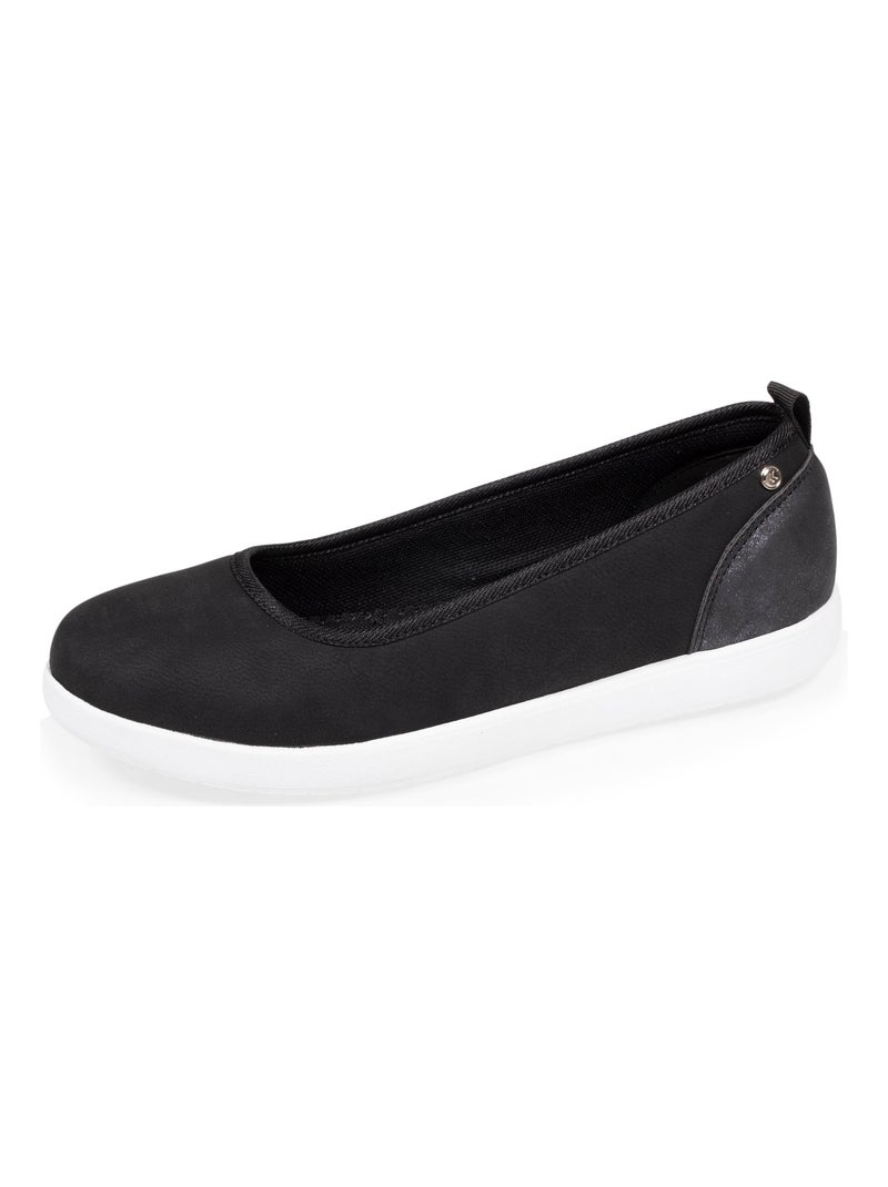 Ballerines slip on, confortables, souple et légères  Isotoner Noir - Kiabi