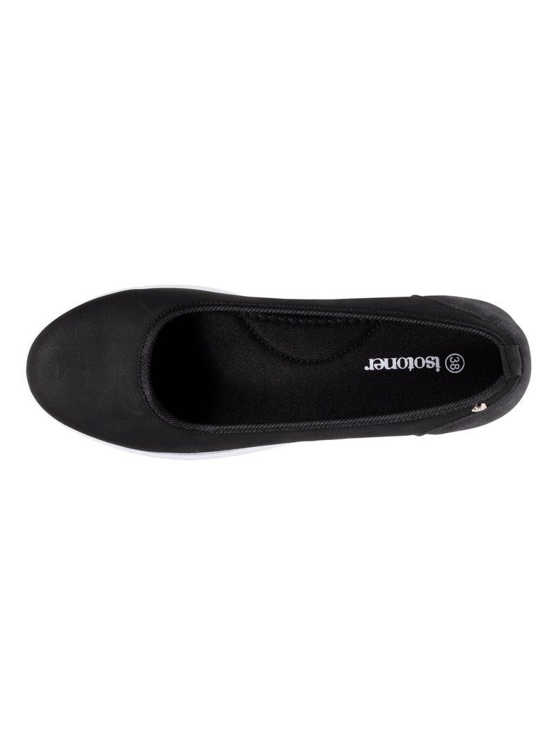 Ballerines slip on, confortables, souple et légères  Isotoner Noir - Kiabi