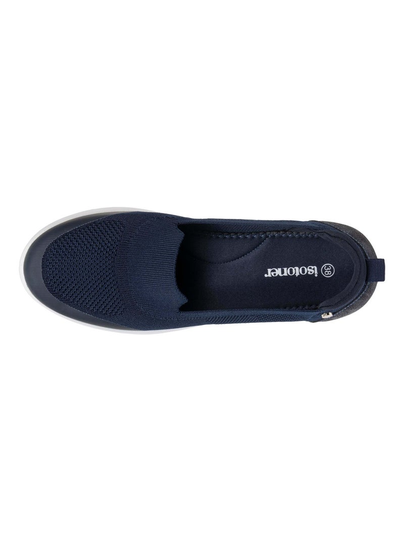Ballerines slip on, souple et léger  Isotoner Bleu marine - Kiabi