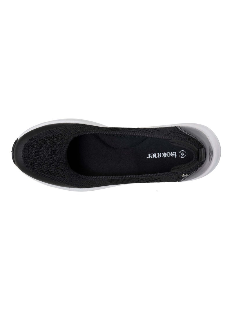 Ballerines slip on, souple et légère  Isotoner Noir - Kiabi