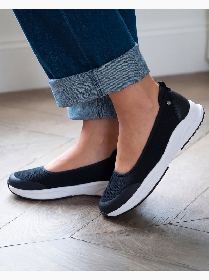 Ballerines slip on, souple et légère Noir - Kiabi