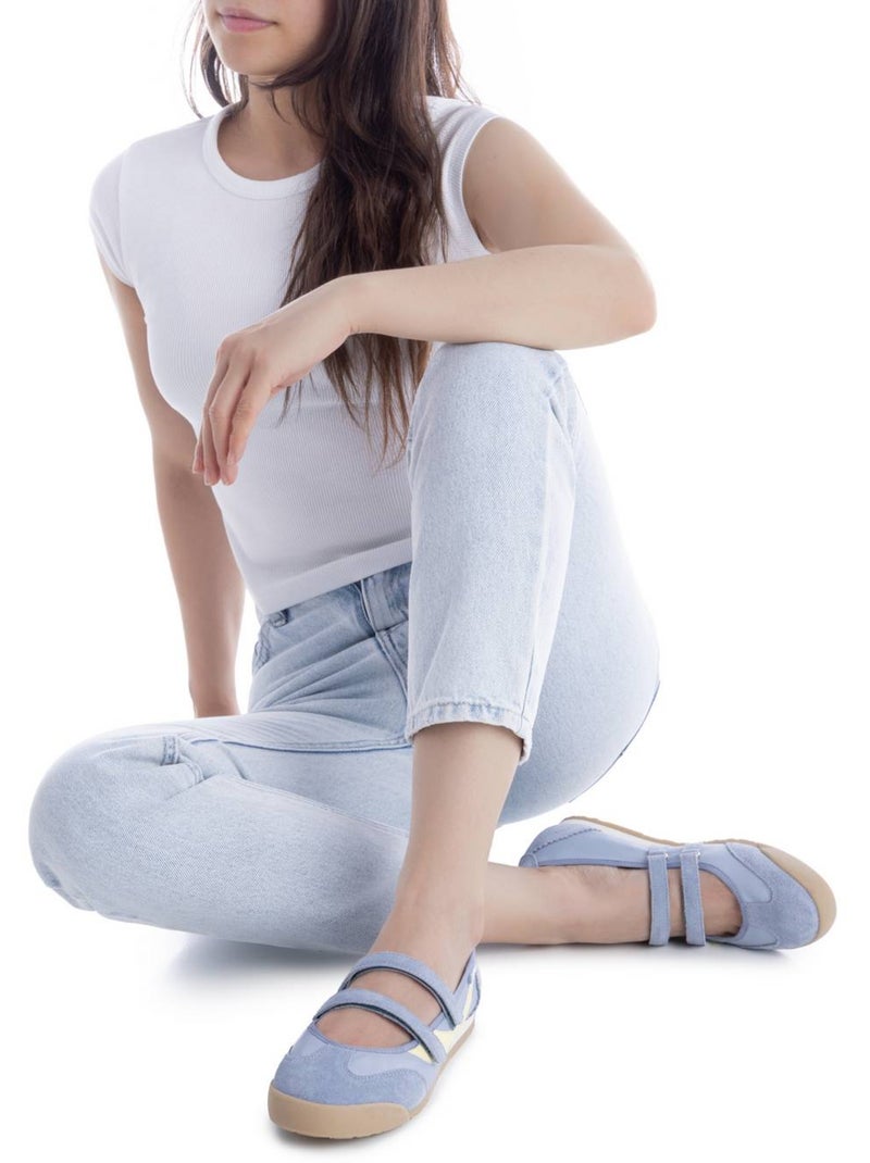Ballerines sport pour femme Bleu ciel - Kiabi