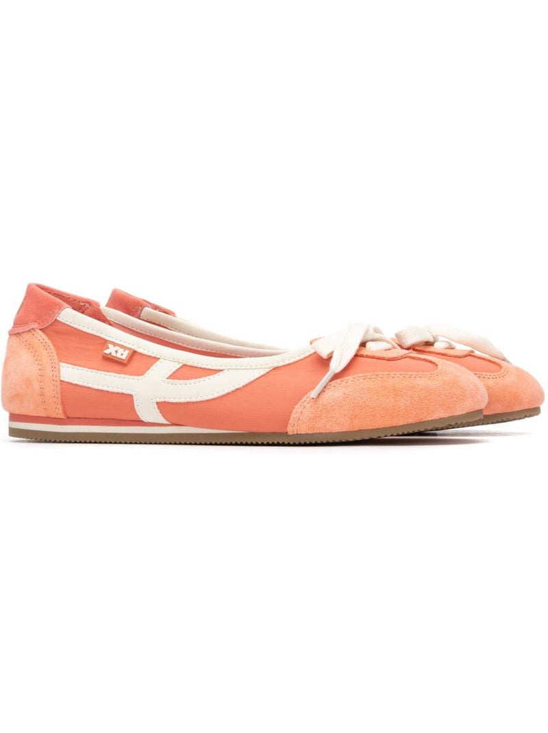 Ballerines sport pour femme Corail/Turquoise/Crème - Kiabi