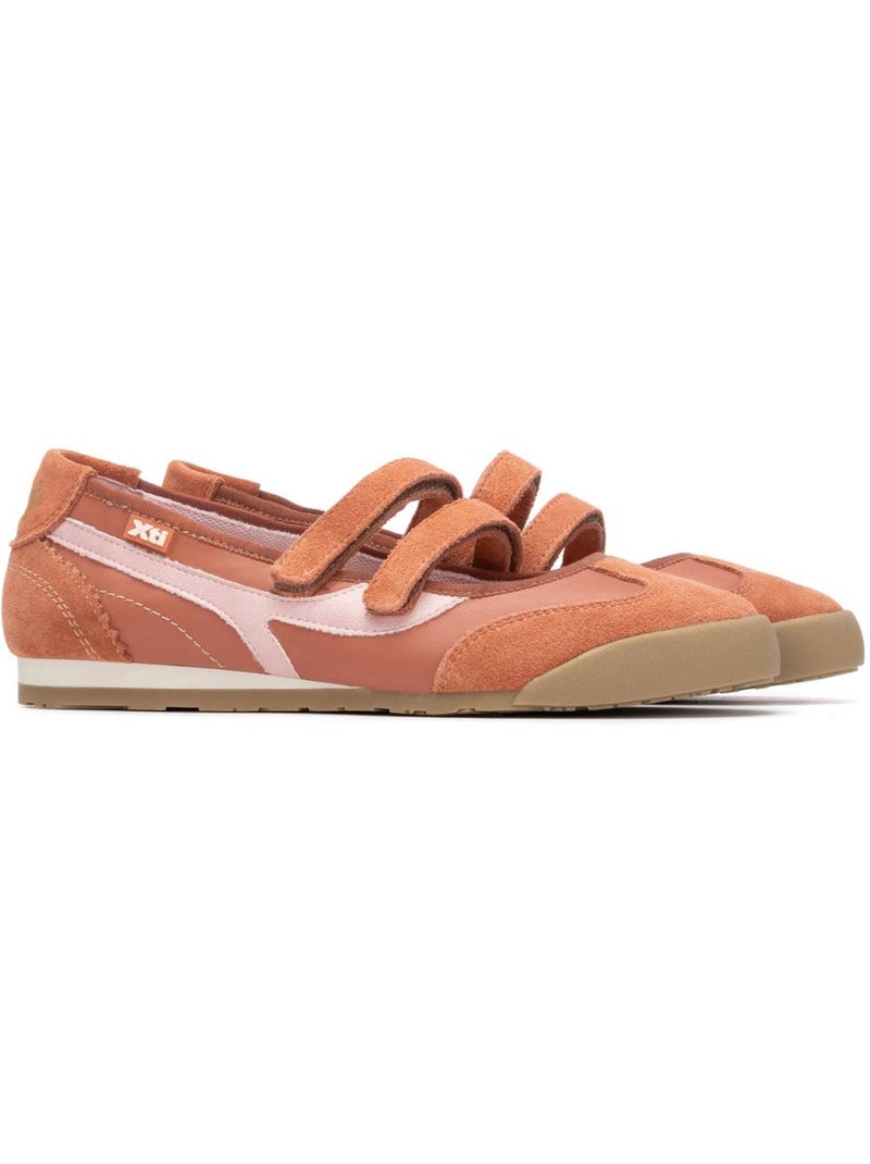 Ballerines sport pour femme Corail/Turquoise/Crème - Kiabi
