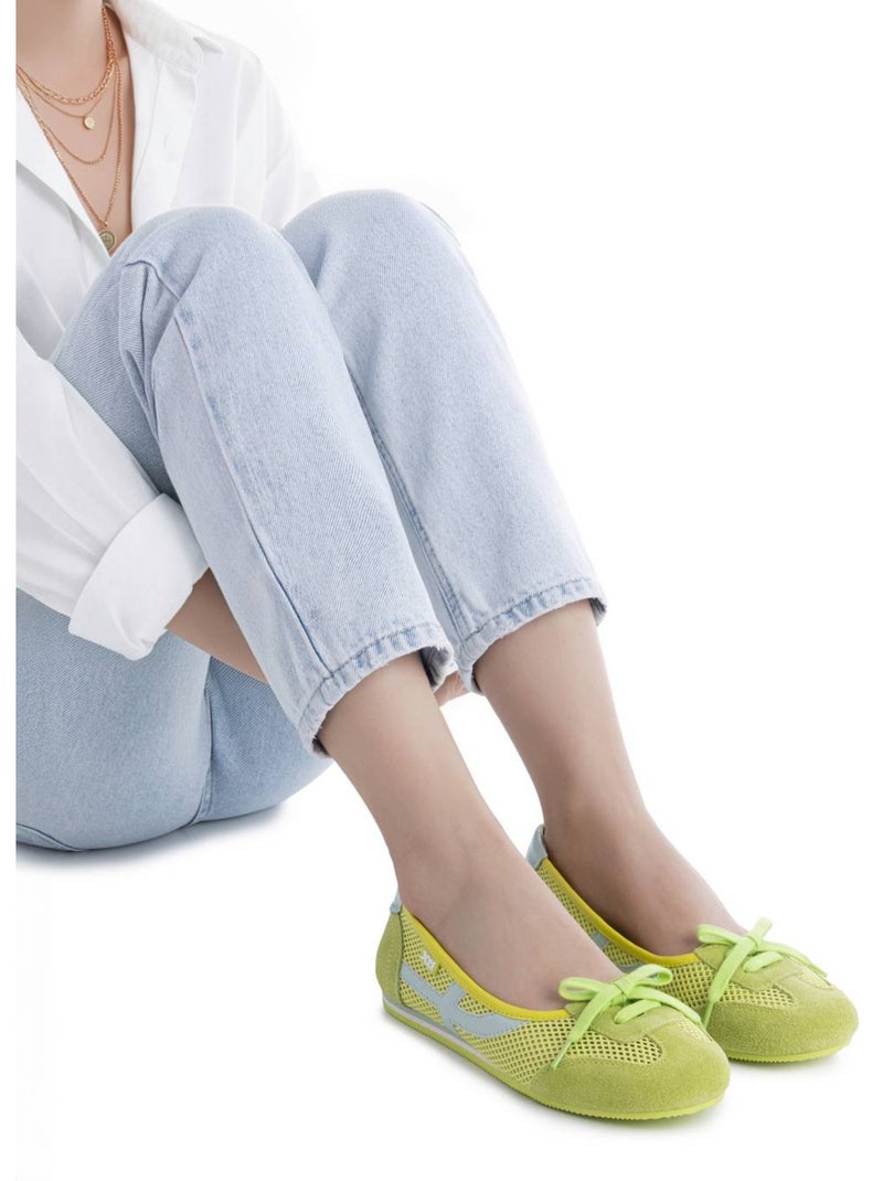 Ballerines sport pour femme Vert pistache - Kiabi