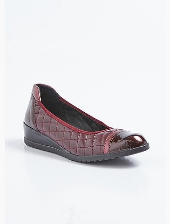 Ballerines stretch compensées largeur confort - Afibel