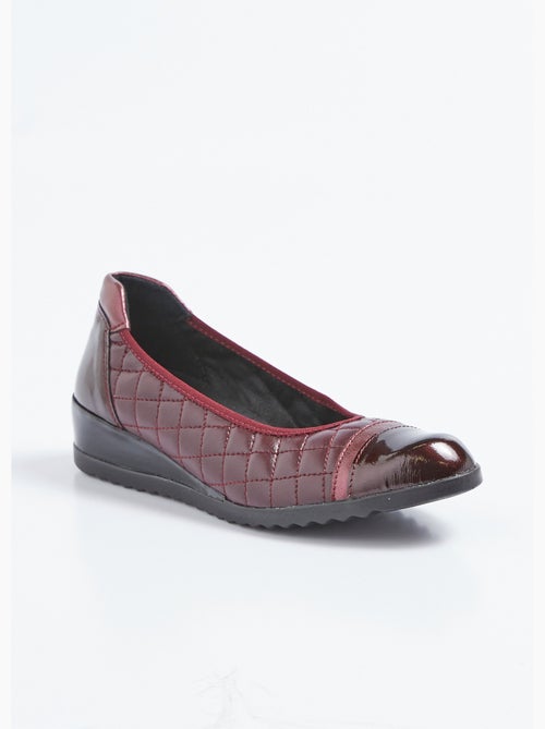 Ballerines stretch compensées largeur confort - Afibel - Kiabi