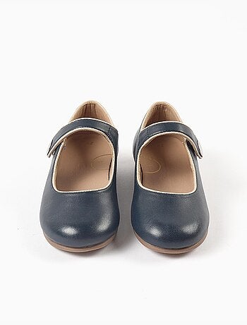 Ballerines T-Bar en Cuir