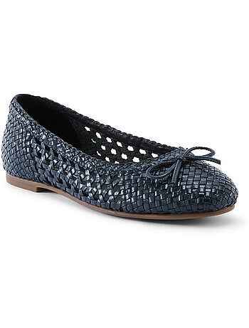 Ballerines tout cuir tressées - PEDICONFORT