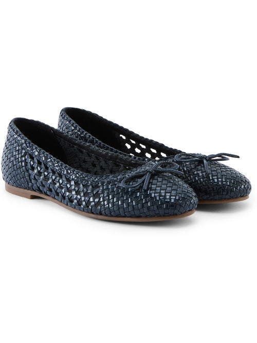 Ballerines tout cuir tressées - PEDICONFORT - Kiabi