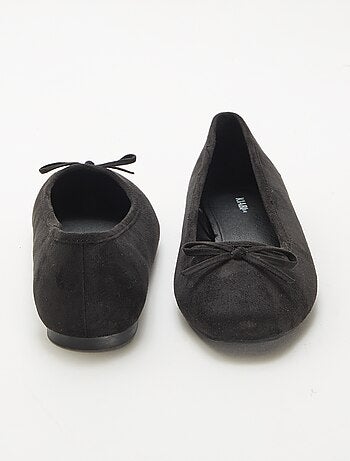 Ballerines à motif léopard en suédine