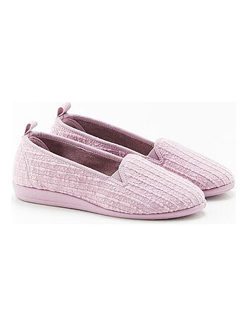Ballerines velours gaufré Thermolactyl - Damart