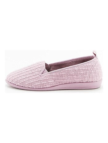 Ballerines velours gaufré Thermolactyl - Damart