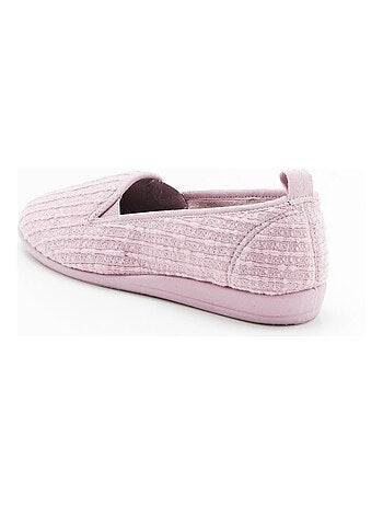 Ballerines velours gaufré Thermolactyl - Damart