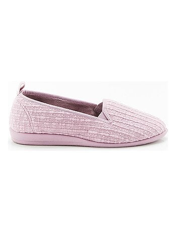 Ballerines velours gaufré Thermolactyl - Damart