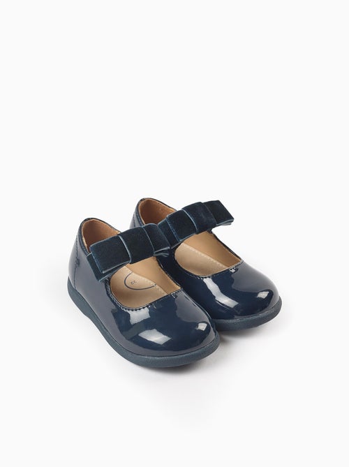 Ballerines Vernies avec Nœud en Velours - Kiabi