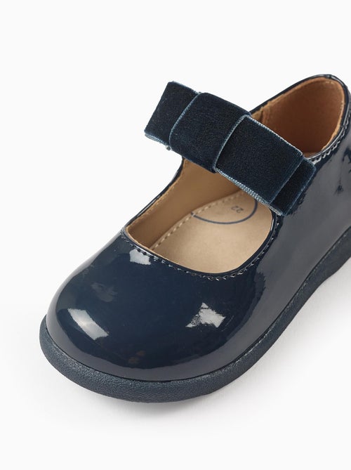 Ballerines Vernies avec Nœud en Velours - Kiabi