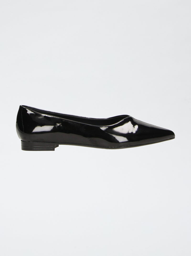 Ballerines vernies Noir - Kiabi