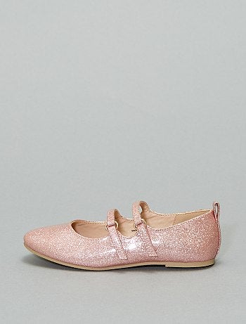 Ballerines vernies pailletées - Kiabi