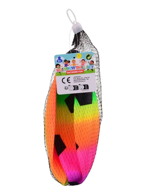 Balles arc-en-ciel, paquet de 2 - Kiabi