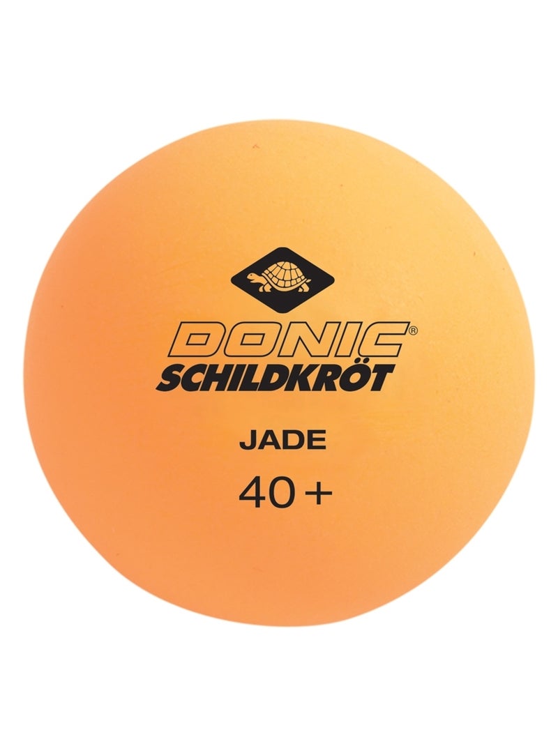 Balles de tennis de table Jade blanches et oranges de qualité Poly 40+ Blanc - Kiabi