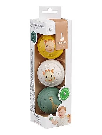 Balles musicales Sophie la girafe - Ouïe
