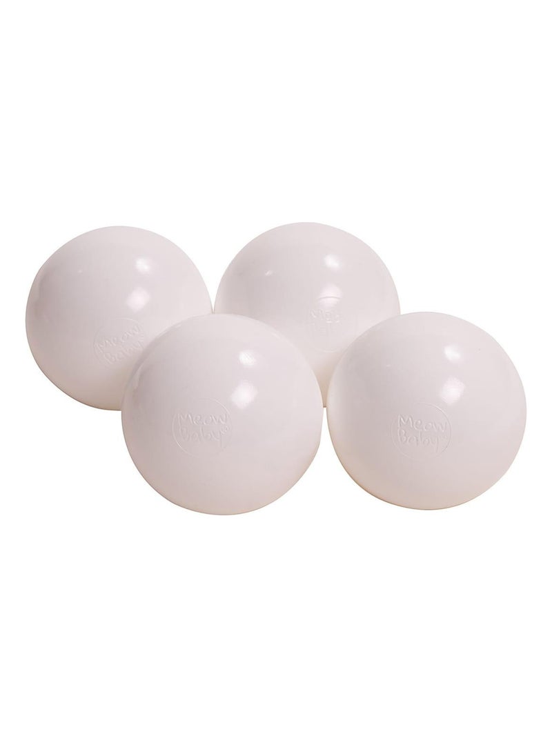 Balles pour Piscine a Balle - 50 Balle 7cm Piscine à Balle pour Bébé Blanc - Kiabi