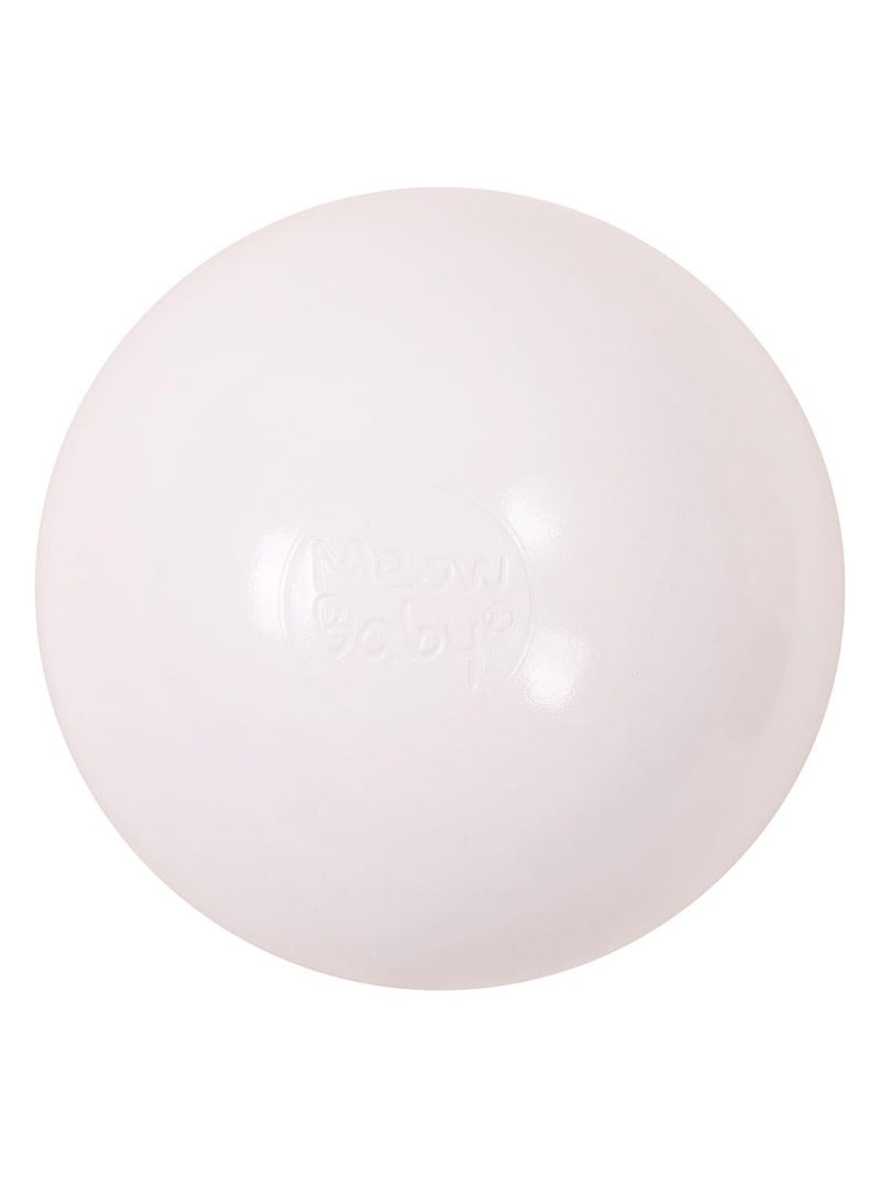 Balles pour Piscine a Balle - 50 Balle 7cm Piscine à Balle pour Bébé Blanc - Kiabi
