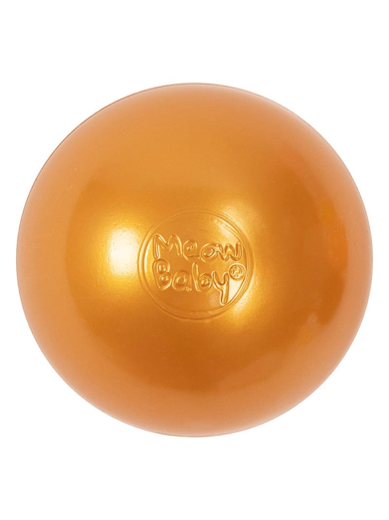 Balles pour Piscine a Balle - 50 Balle 7cm Piscine à Balle pour Bébé Doré/or - Kiabi