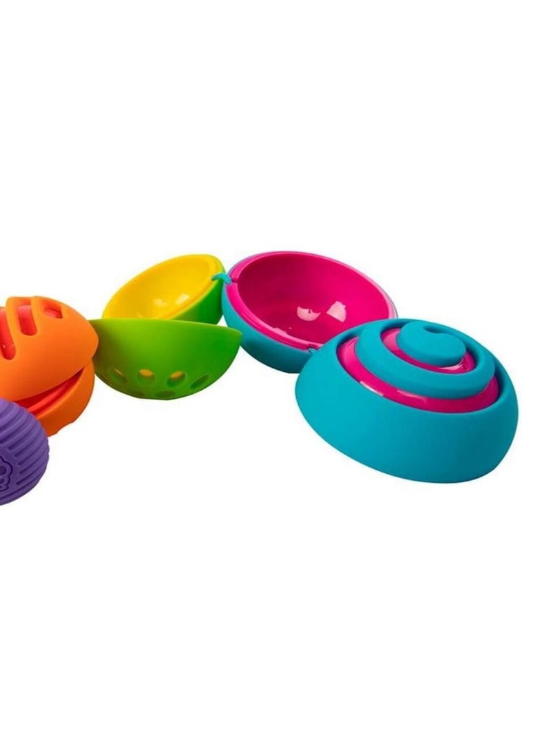 Balles texturées à emboîter : Oombeeball N/A - Kiabi