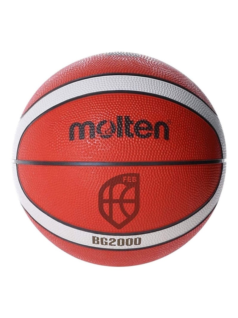 Ballon de Basket - Orange Ivoire Rouge - Kiabi