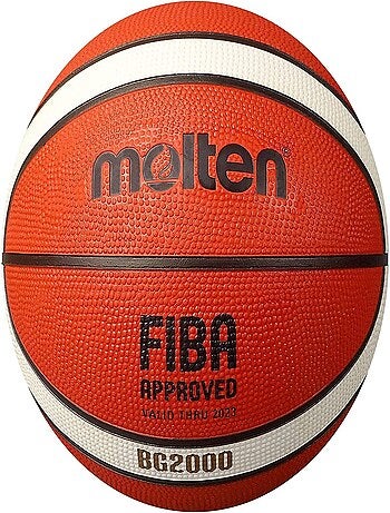 Ballon de basket d'entraînement en caoutchouc 12F