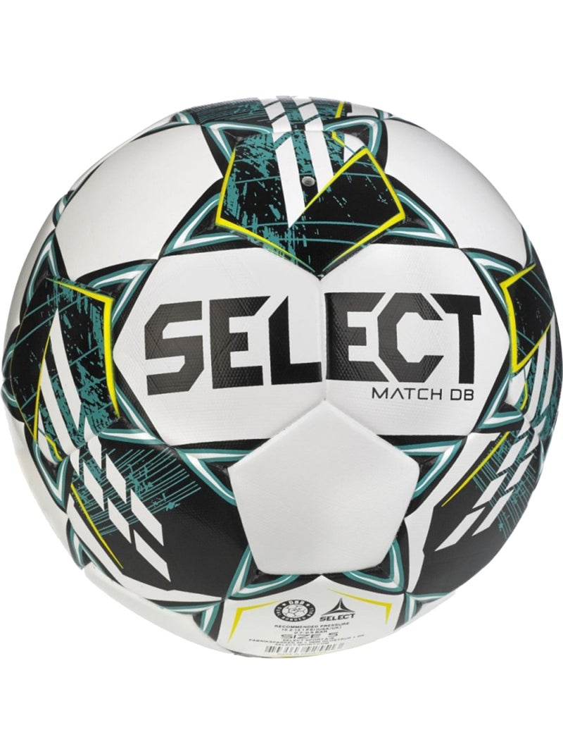 Ballon de foot match db - select Blanc Vert - Kiabi