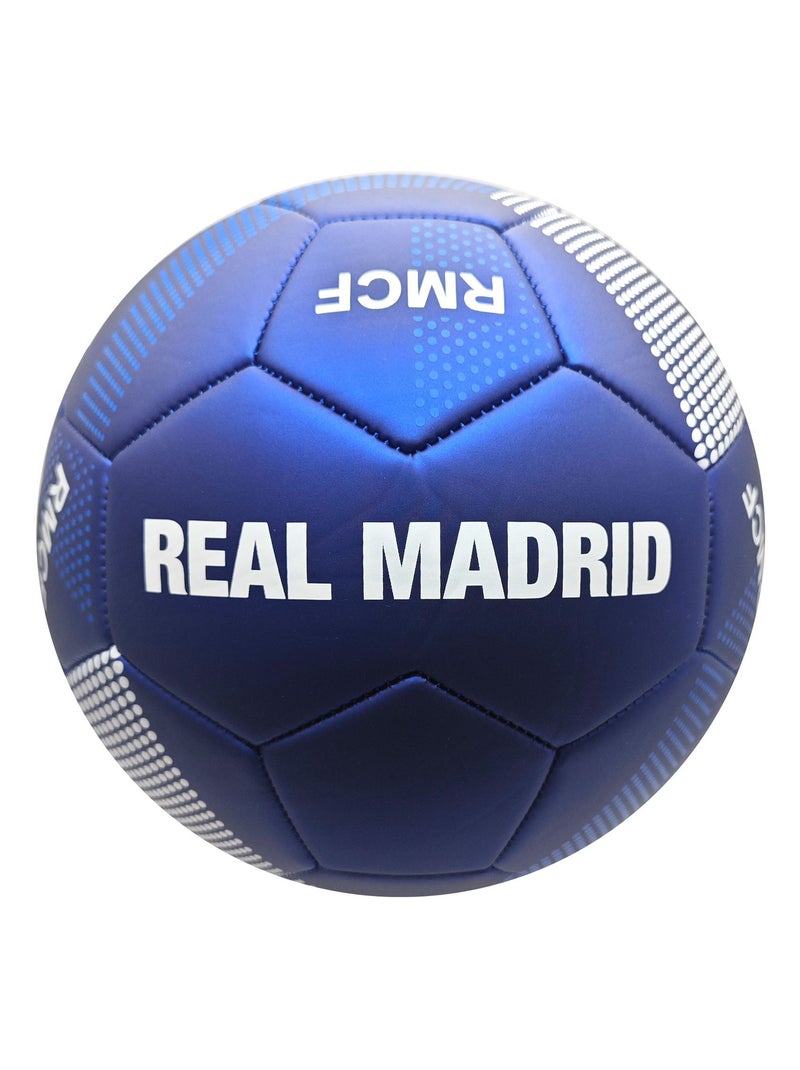 Ballon de football Real Madrid - Collection officielle - Taille 5 Bleu - Kiabi