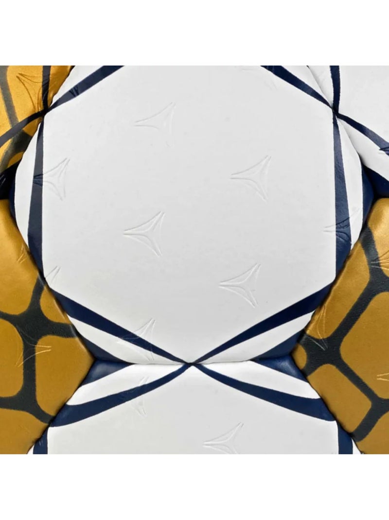 Ballon de handball champions league ultimate replica - select Blanc Doré - Kiabi