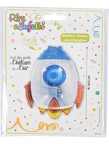 Ballon gonflable fusee