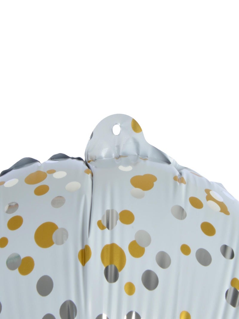 Ballon gonflable Joyeux anniversaire confettis Doré/or - Kiabi