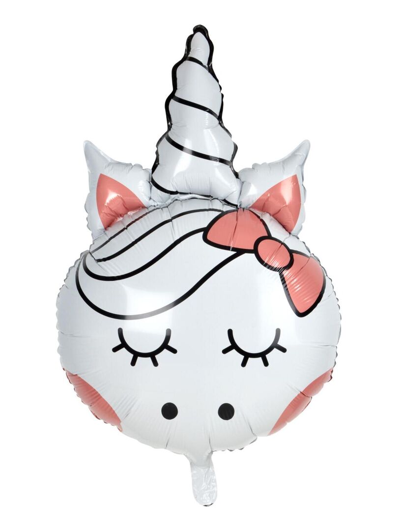 Ballon gonflable Licorne Rose - Kiabi