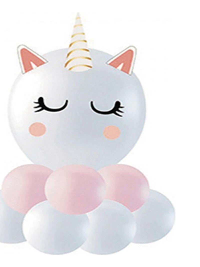 Ballon licorne centre de table 60 cm Multicolore - Kiabi