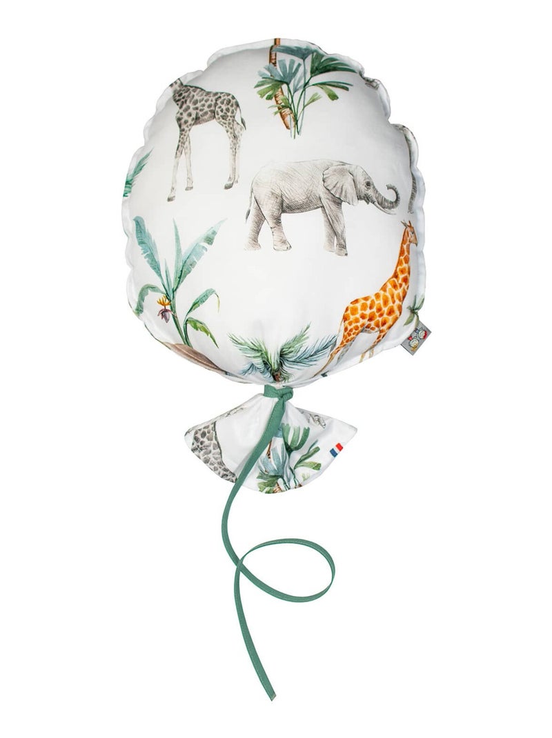 Ballon mural décoratif en satin de coton, Safari SEVIRA KIDS Vert d'eau - Kiabi