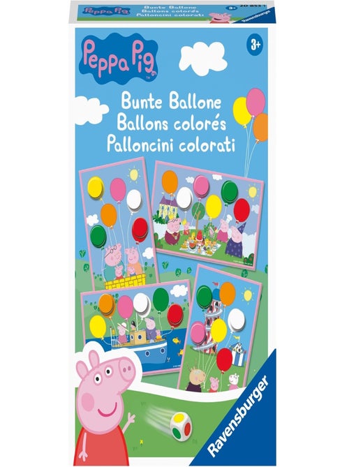 Ballons colorés Peppa Pig - Kiabi