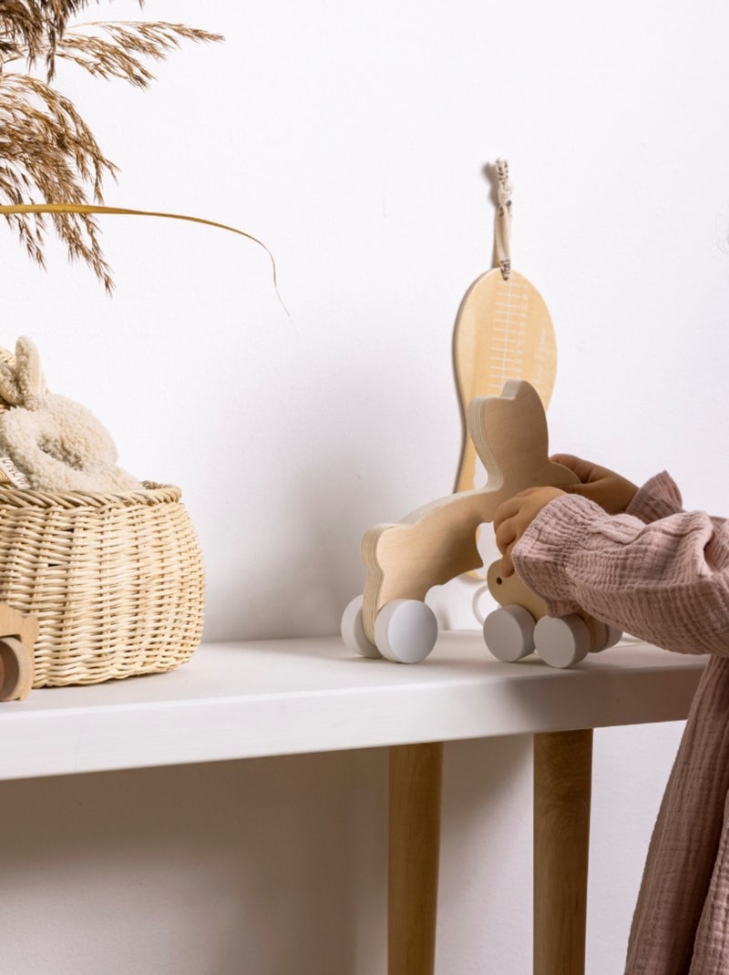 BAMBAM - Lapin à tirer Marron - Kiabi