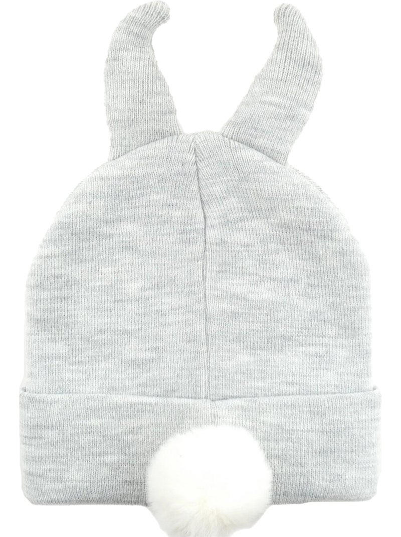 Bambi - Bonnet motif Panpan motif/style visage (Panpan) Gris - Kiabi