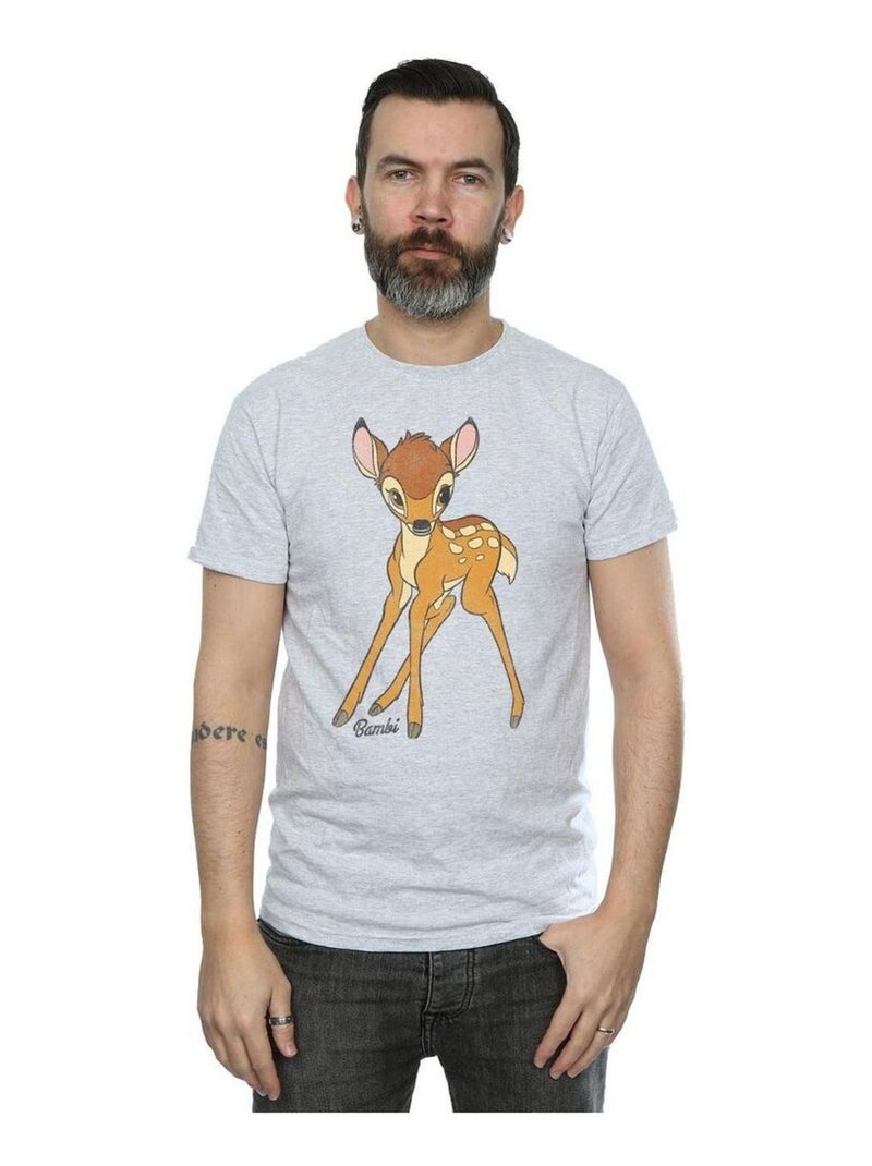Bambi - T-shirt CLASSIC Gris chiné - Kiabi