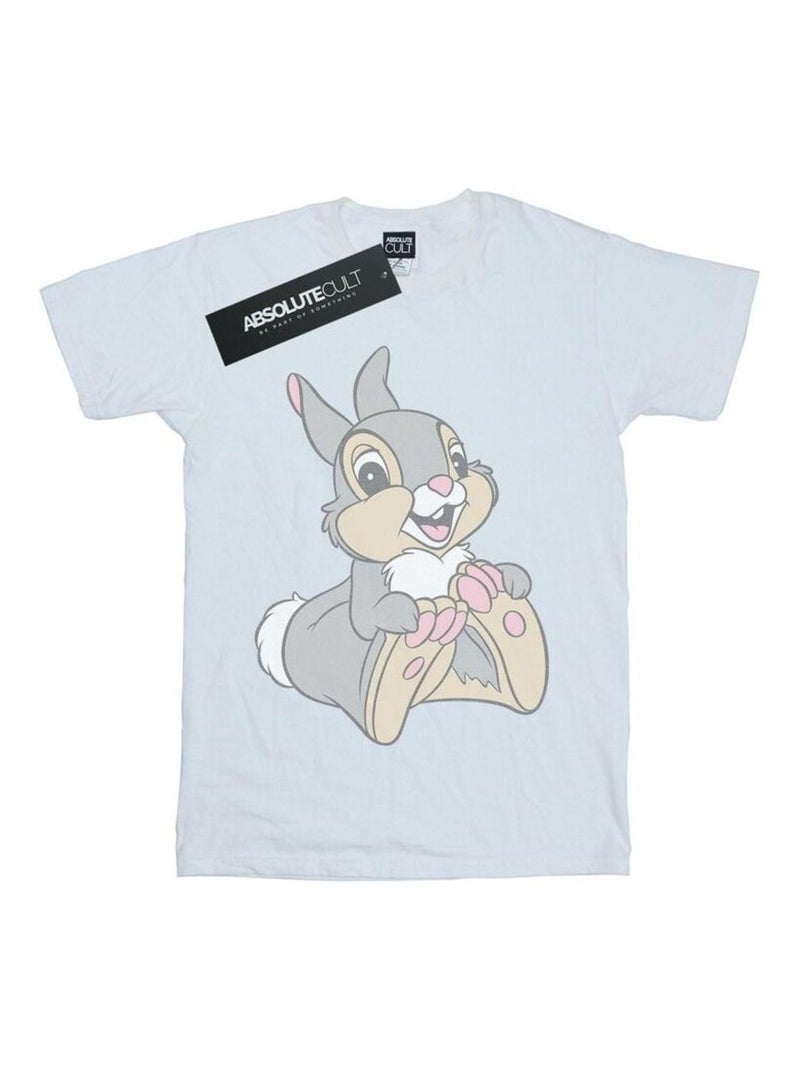 Bambi - T-shirt motif Panpan CLASSIC (Panpan) Blanc - Kiabi