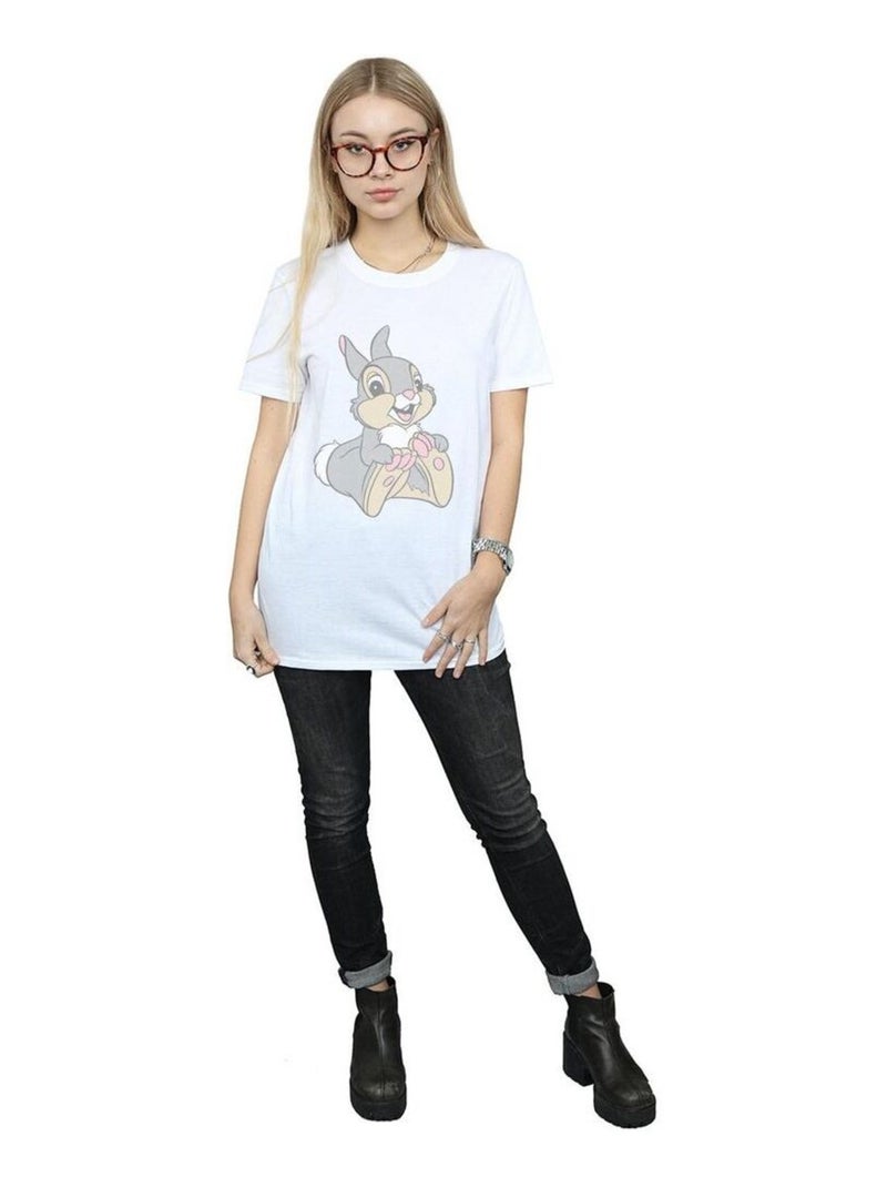 Bambi - T-shirt motif Panpan CLASSIC (Panpan) Blanc - Kiabi