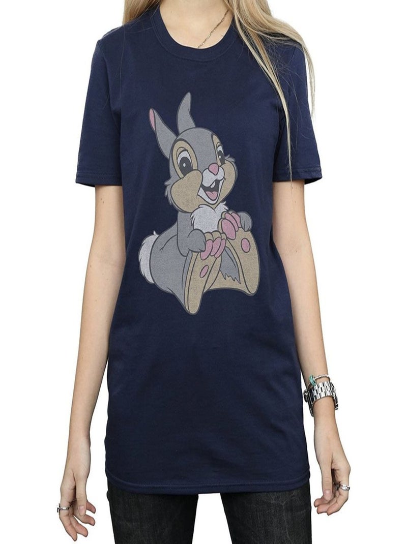 Bambi - T-shirt motif Panpan CLASSIC (Panpan) Bleu marine - Kiabi
